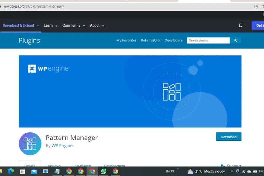 Pattern Manager Plugin Now Available at WordPress.org